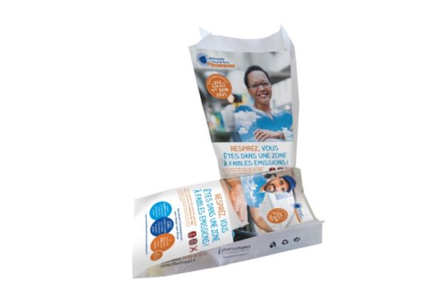 Sachets publicitaires pour les pharmaciens