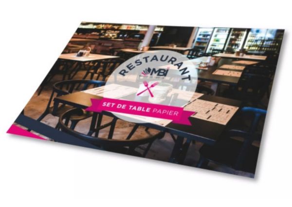 Sets de table publicitaires